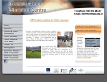 Tablet Screenshot of kenmareaec.ie
